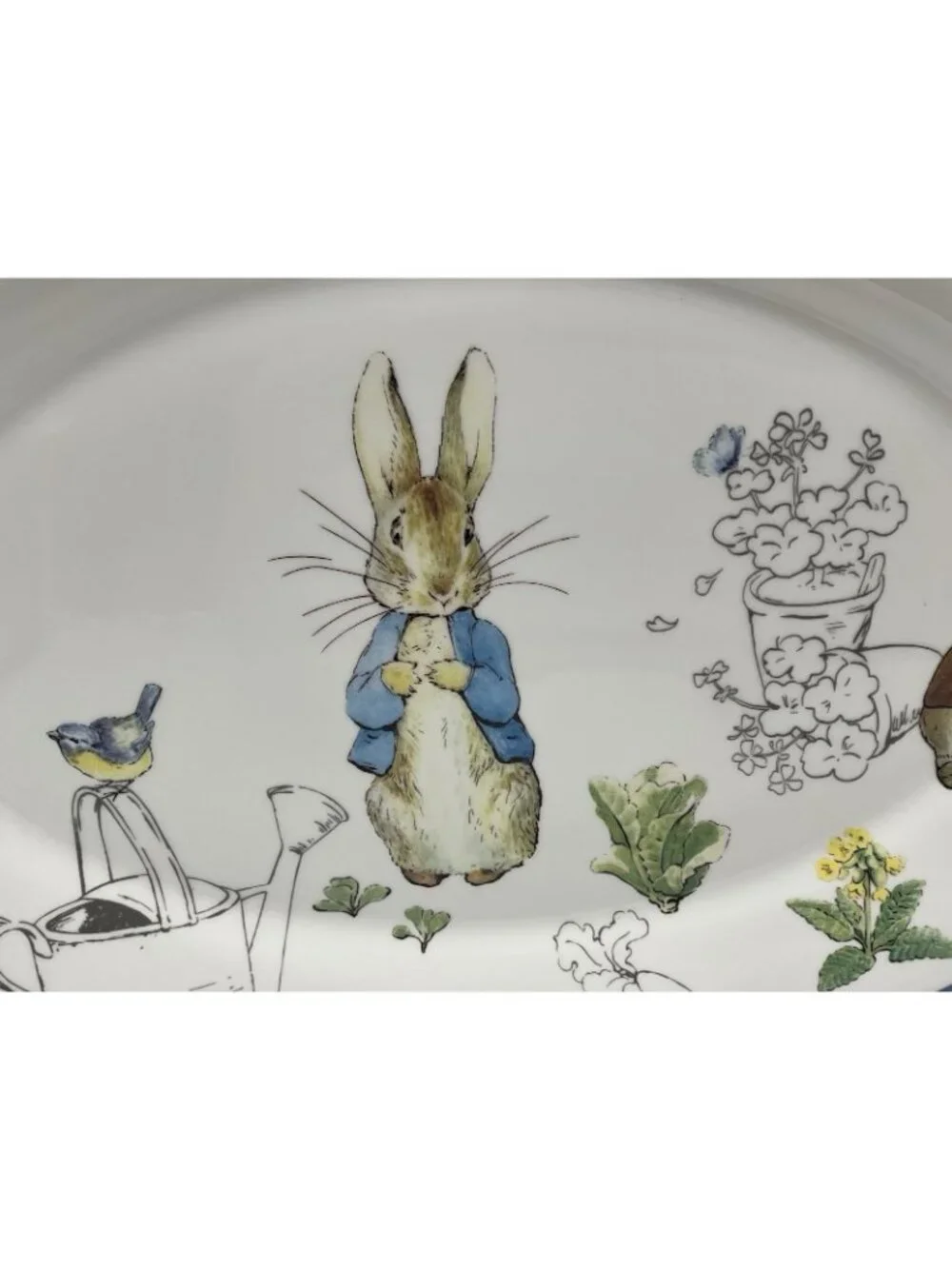Beatrix Potter PETER RABBIT Oval Serving Platter 14